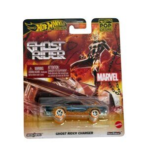 Hot Wheels Ghost Rider Dodge Charger Pop Culture Real Riders 2021 MOC